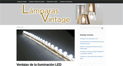 Desktop Screenshot of lamparasvintage.com